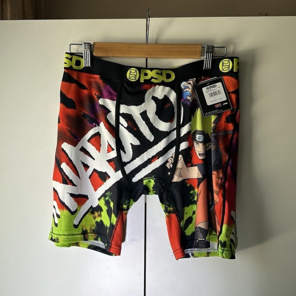 PSD Boxer Briefs Underwear Naruto Streets Mens Size Large Multicolor NWT